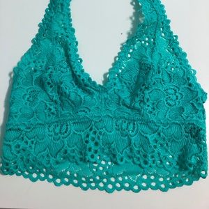 NWOT Teal Aerie Bralette